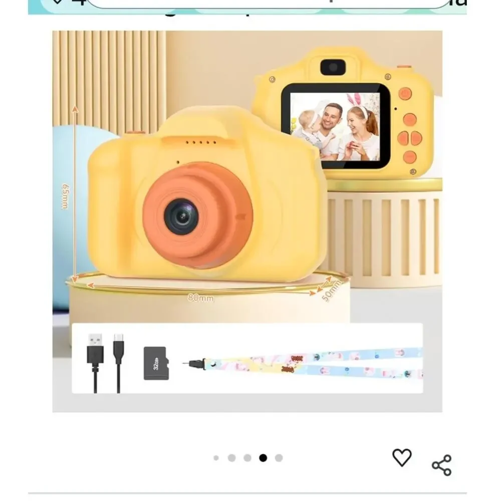 Kids Camera 26MP HD Digital Portable with 1080P Video